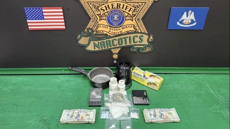 East Baton Rouge deputies arrest convicted drug dealer, seize fentanyl, other drugs from Baylor Avenue home