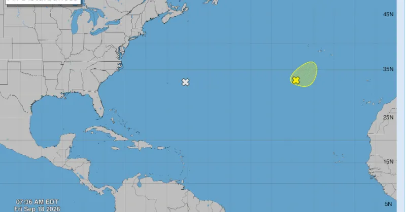 Hurricane forecasters track new low-pressure system in Atlantic as other disturbance fades