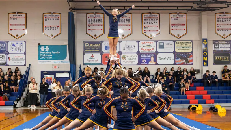 Photos: Saints join football kickoff pep rally at Pope John Paul II Catholic High School