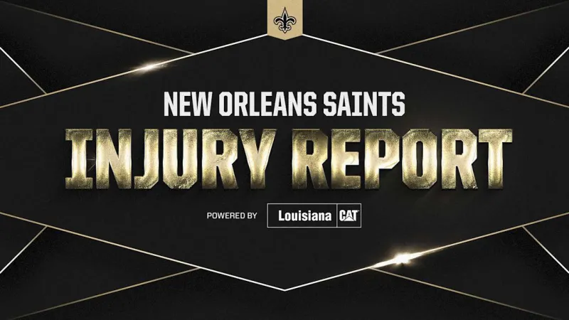 Saints Friday Injury Report: 2026 Week 2 vs. Baltimore Ravens