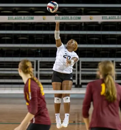 Volleyball brings fight but falls 3-1 to Williams Carey