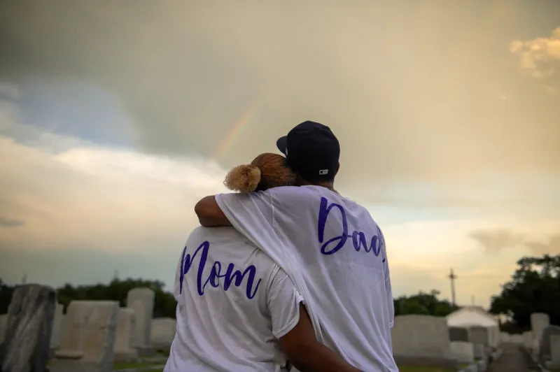 'It's good to see all the love that my baby had': New Orleans second-lines for Damiri Eves