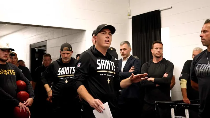 Kellen Moore celebrates Saints' win over Ravens, hands out game balls