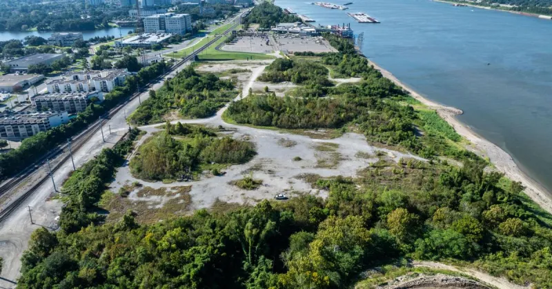This riverfront tract has caught the eyes of many investors. Why hasn't it been developed?