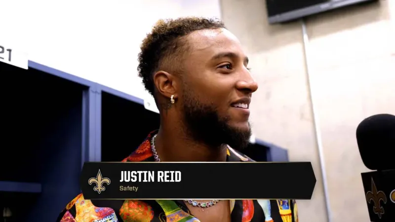 Justin Reid | Saints-Ravens Postgame