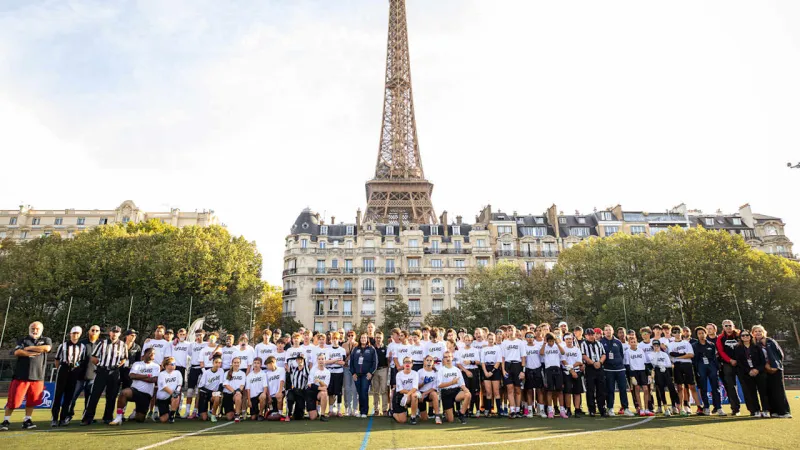 Photos: Saints, French Federation of American Football host U15 flag football tournament in Paris