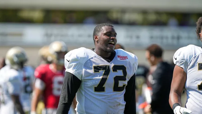 Saints left tackle Asim Richards was ready for the moment in Sunday's win over Ravens