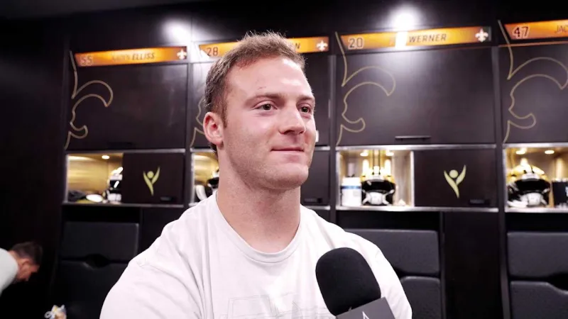 Pete Werner on performance vs. Ravens, sack on Lamar Jackson