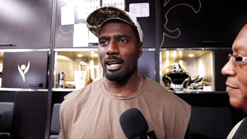 Jwuan Johnson on fourth quarter plays vs. Ravens, chemistry with Tyler Shough