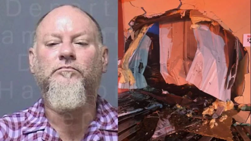 Independence man accused of driving into Hammond hardware store arrested on DWI, other charges