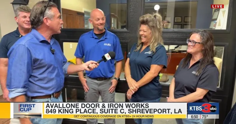 First Cup with First News: Avallone Door & Iron Works