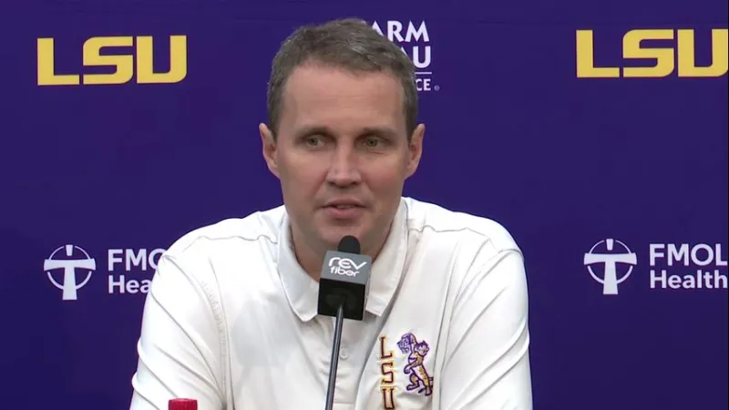 WATCH: LSU basketball coach Will Wade gives update with month out from first tip off