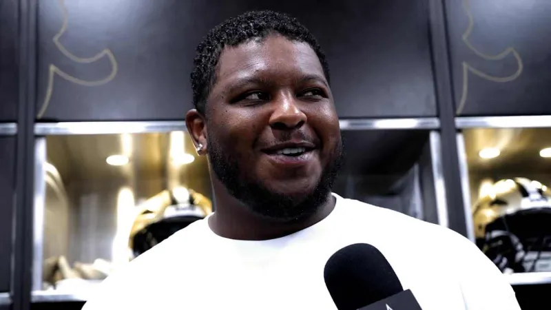 Cesar Ruiz on home opener | Saints vs. Raiders 2026 NFL Week 3