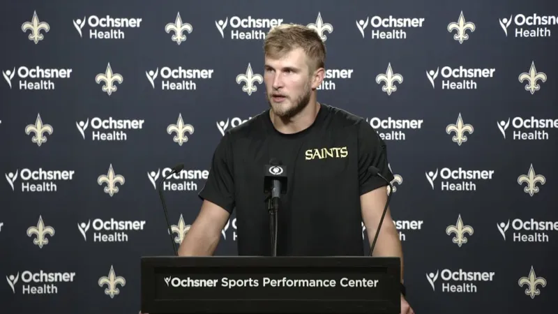 Tyler Shough on Kirk Cousins, Kelvin Banks Jr. injury | Saints vs. Raiders 2026 NFL Week 3