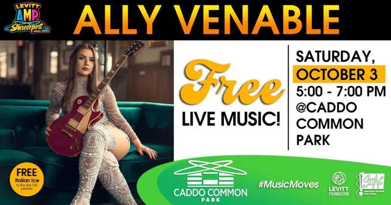 Caddo Common Park to host four free concerts in downtown Shreveport