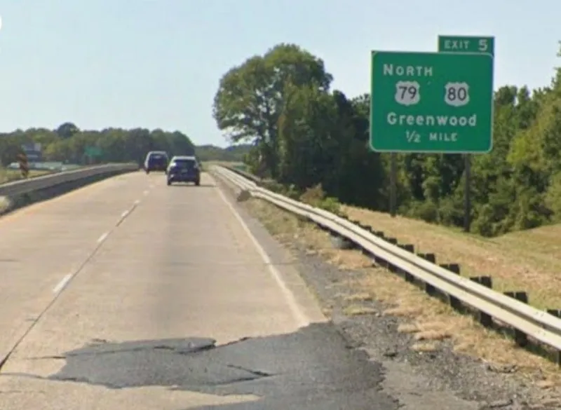 DOTD Schedules Saturday Lane Closure on I-20 West Near Greenwood