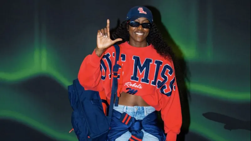 Former LSU Tiger Flau'jae Johnson wore Ole Miss gear after losing bet she made with WNBA teammate