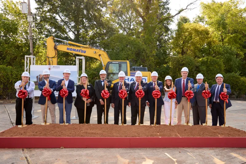 Hand Construction to Build Shriners Children's Shreveport's New 43,000-Square-Foot Facility