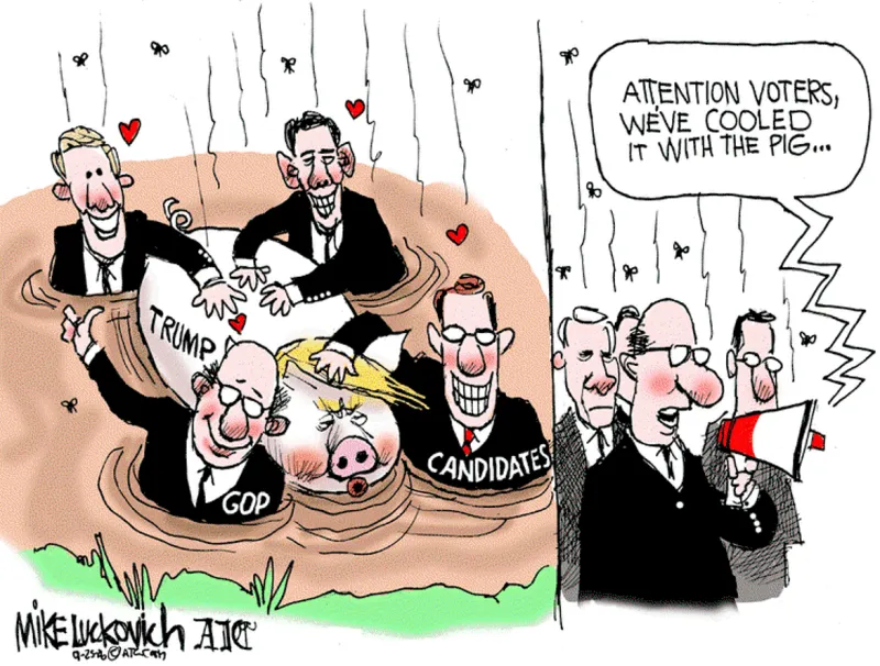 Funny how political strategy can change so abruptly...