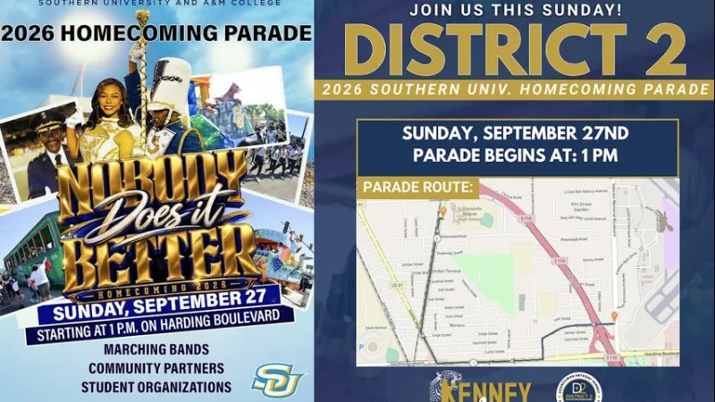 Councilman asks attendees to be aware of safety, cleanliness ahead of Southern University Homecoming Parade