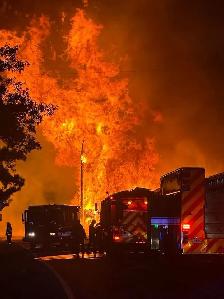 Fire Destroys Much of Ark-La-Tex Pallet Yard