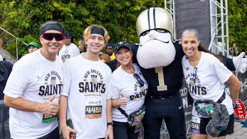 Recap: 2026 New Orleans Saints Kickoff Run 5k
