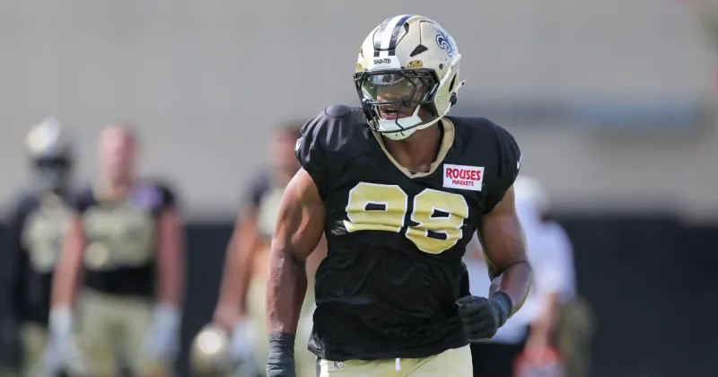 The Saints shake up their pass rush rotation as a veteran is inactive against former team