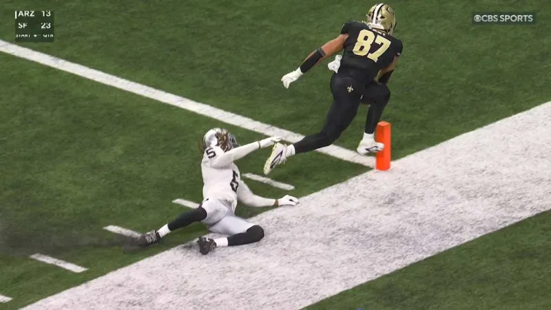 Tyler Shough's fourth TD pass of day marks Noah Fant's second score | Saints vs. Raiders Highlights