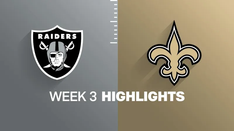 Saints vs. Raiders Highlights | 2026 NFL Week 3