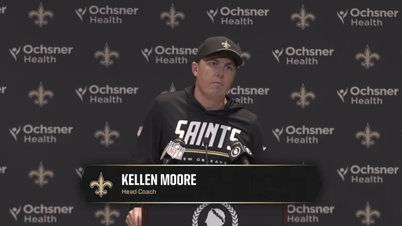 Kellen Moore reacts to Saints Loss to Raiders | Saints-Raiders Postgame | 2026 NFL Week 3