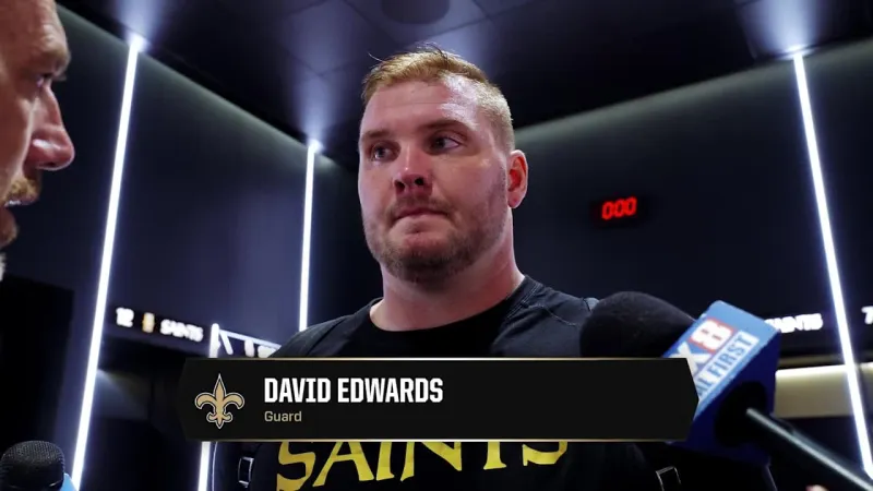 David Edwards | Saints-Raiders Postgame