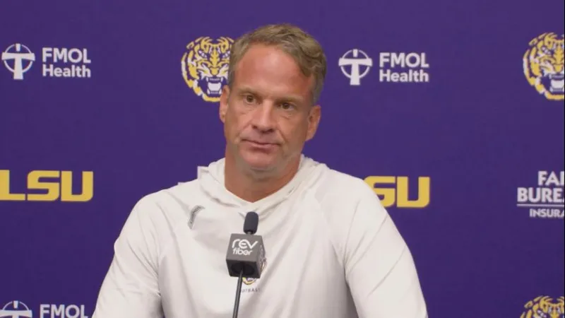 Lane Kiffin considering holding players out against McNeese as LSU deals with injuries