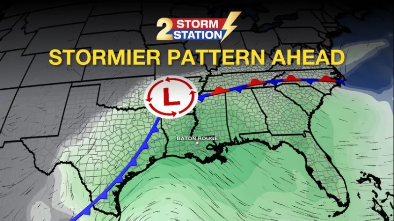 Monday PM Forecast: Pattern change fueling rain and storms that could threaten the weekend