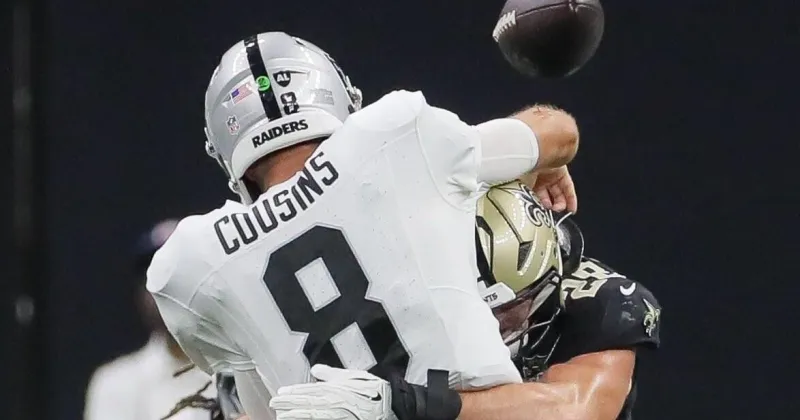 Here's what Saints coach Kellen Moore had to say about Danny Stutsman's roughing penalty