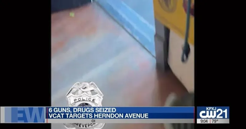 Multi-agency raid on Herndon Avenue yields firearms, drugs and three arrests