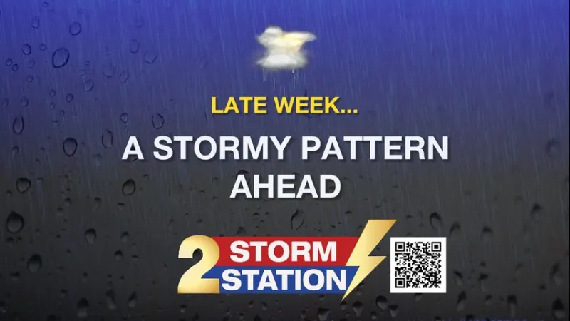 Tuesday AM Forecast: The weather pattern is about to turn a lot more unsettled