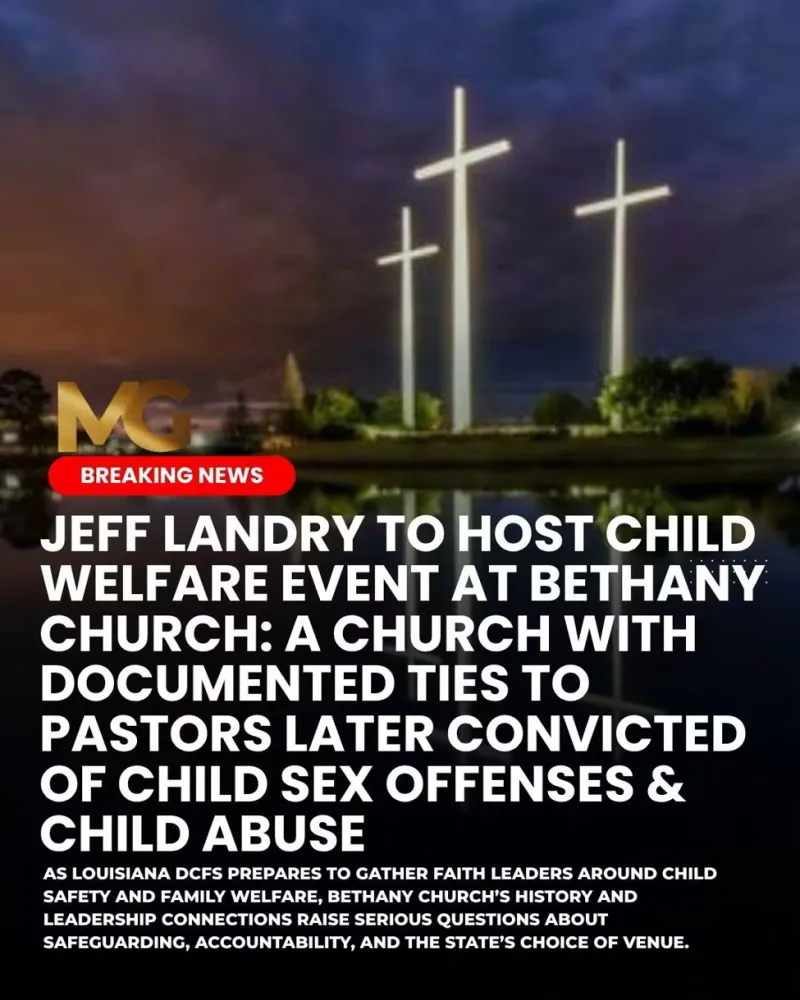 Landry, DCFS to take part in a child protection program sponsored by BR church tainted by past abuse allegations