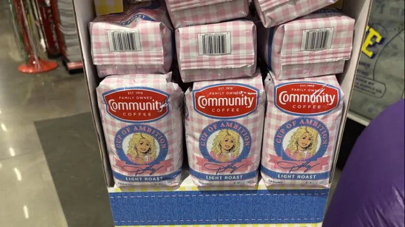 Community Coffee partnership with late Dolly Parton shows up on Capital Area grocery shelves
