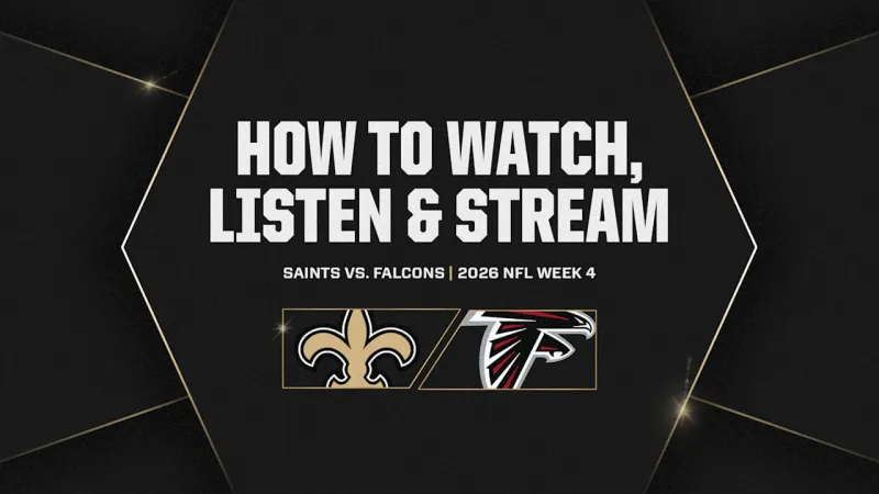 Falcons vs. Saints: How to Watch, Live Stream, Listen