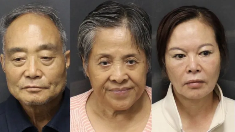 Three accused of running illegal massage parlors in East Baton Rouge Parish arrested