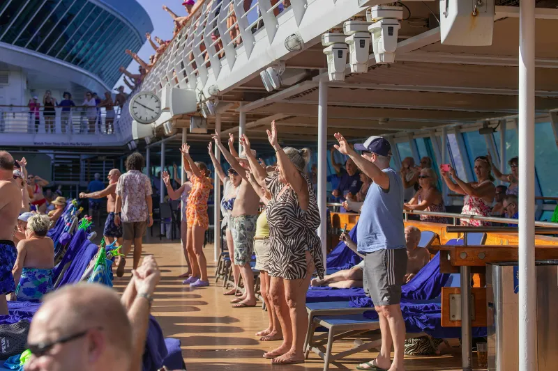 Cruise Ship Prank - 100+ Men Show Up in the Same Shirt