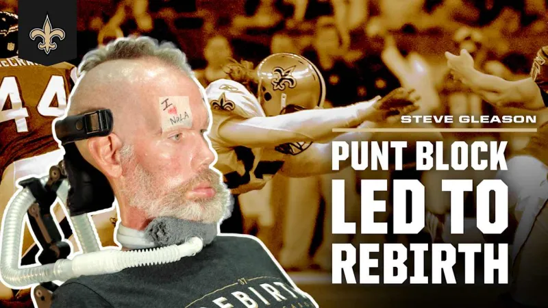 Steve Gleason reflects on blocked punt that helped rebirth a city | Legacy In Their Words