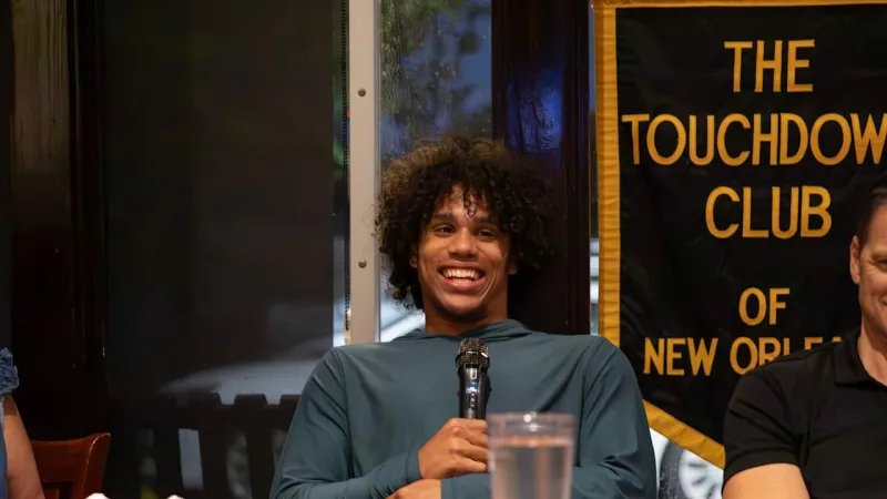 Photos: Jordyn Tyson joins Touchdown Club of New Orleans dinner