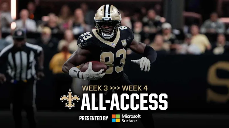 Saints-Falcons preview & 1-on-1 with TE Coach Chase Haslett | Saints All Access