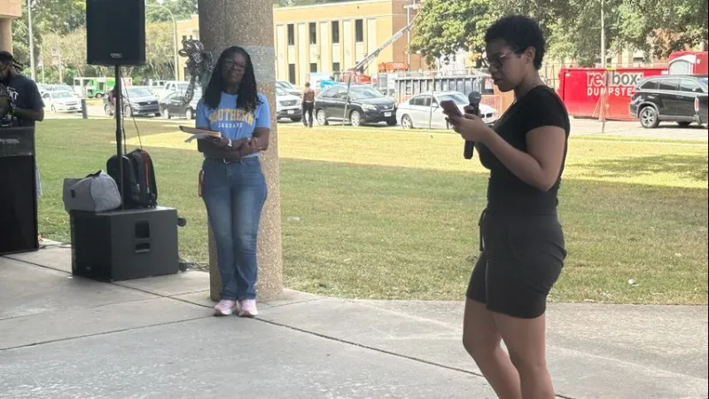 Southern University homecoming poetry slam gives students a platform to share their stories