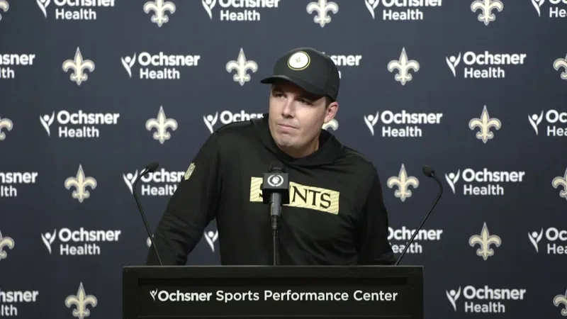 Kellen Moore on Travis Etienne Jr. injury, running back room | Saints vs. Falcons 2026 NFL Week 4