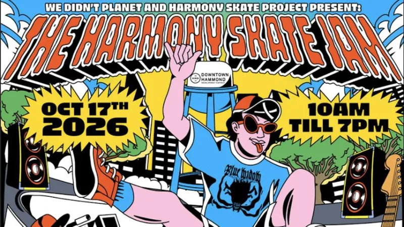 Harmony Skate Jam bringing skating, live music together to support future of Hammond skate park