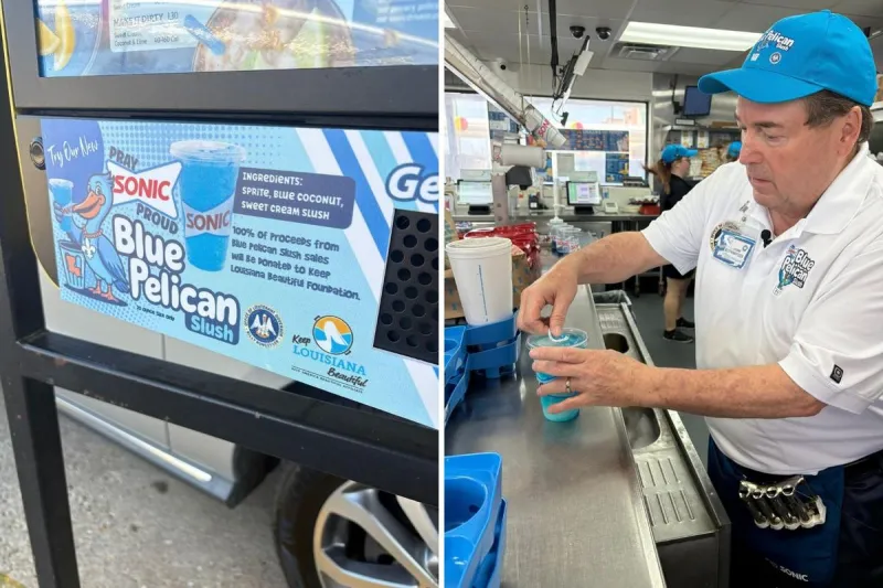 Louisiana's Blue Pelican Slush Is Now at All 138 Sonic Locations - And Every Purchase Benefits a Great Cause