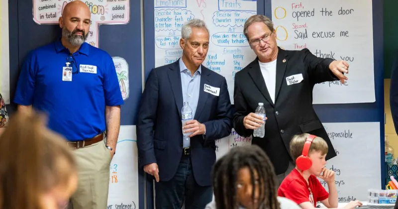 Why a former Chicago mayor came to an Abbeville school to see what Louisiana is doing right