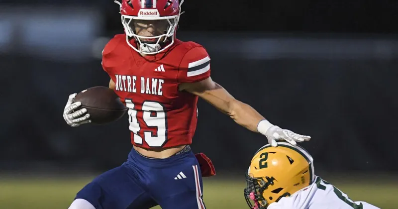 Notre Dame makes enough plays in the end to hold off Cecilia and remain undefeated